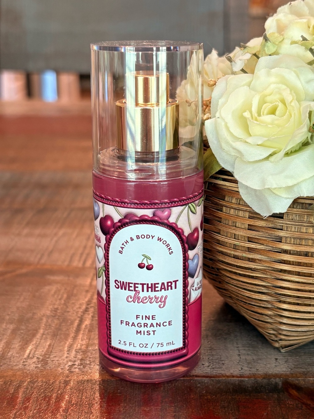 NEW Bath & Body Works SWEETHEART CHERRY 🍒 Fine Fragrance Travel Spray!